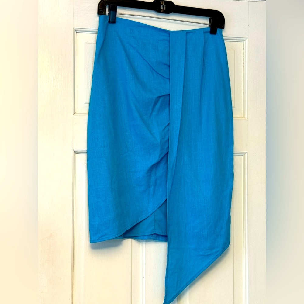 Sugarlips Blue Asymmetrical Skirt